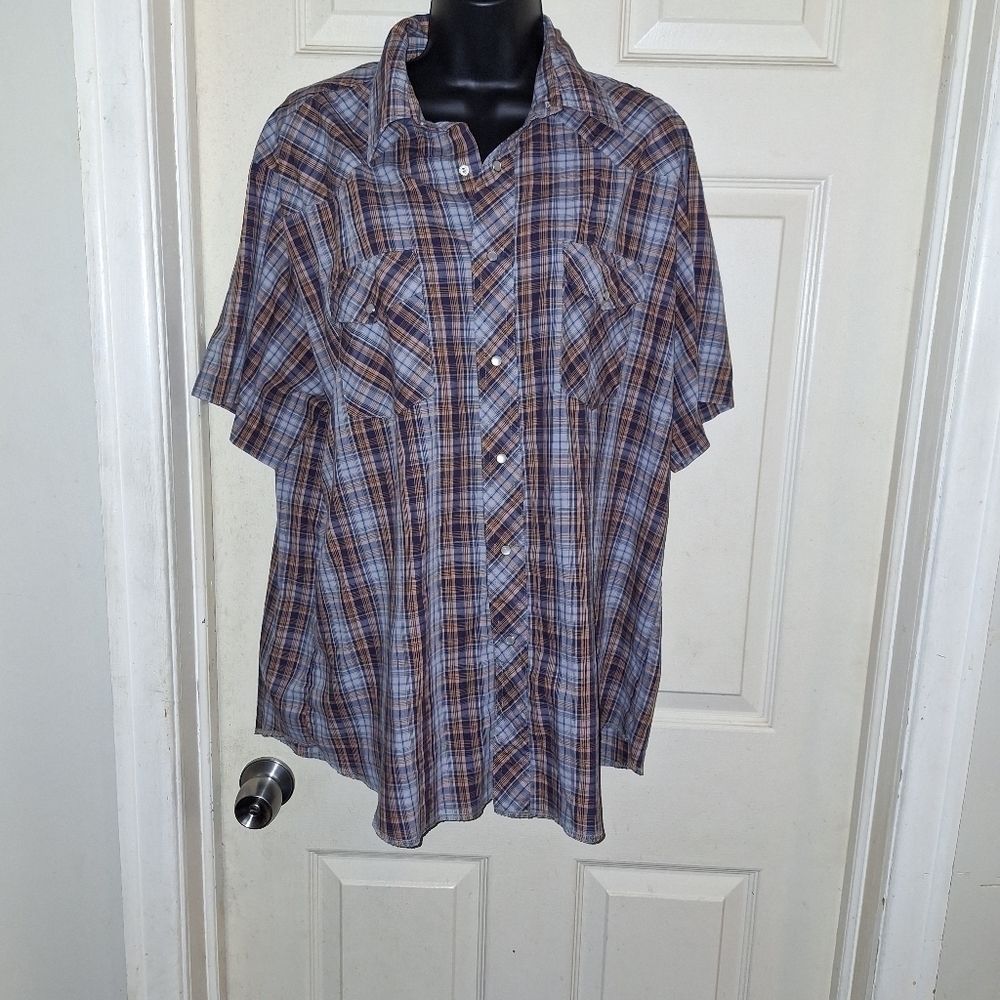 Wrangler pearl snap men's shirt